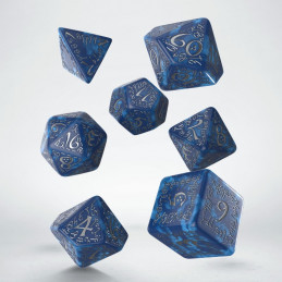 Elvish Cobalt & Silver Dice...