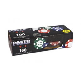 Poker - 100 żetonów 11,5g