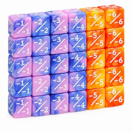 Kości Negative Counters 12mm