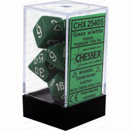Chessex Mat Green/white...